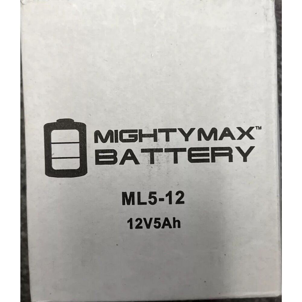Mighty Max ML5-12 - 12V 5AH Replacement Battery